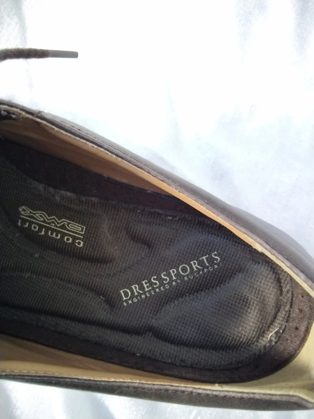 Rockport Dressport Men's Dark Brown Leather Derby Oxfords